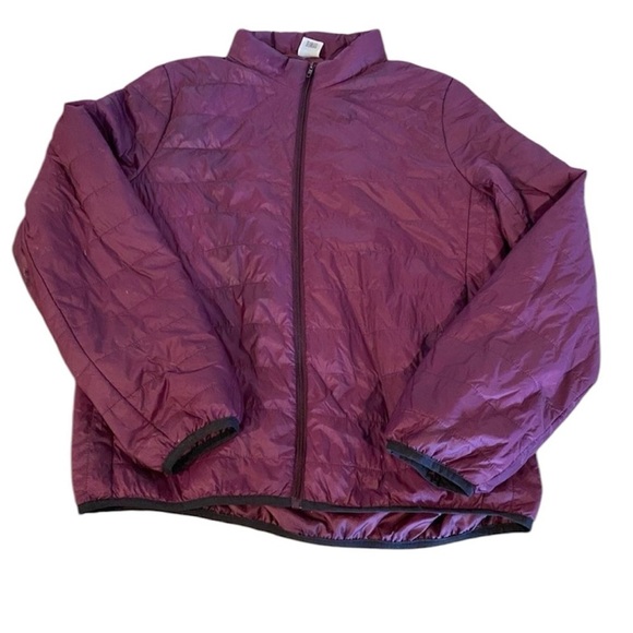 Victoria secret’s PINK womens small jacket purple puffer full zip windbreaker - Picture 1 of 2